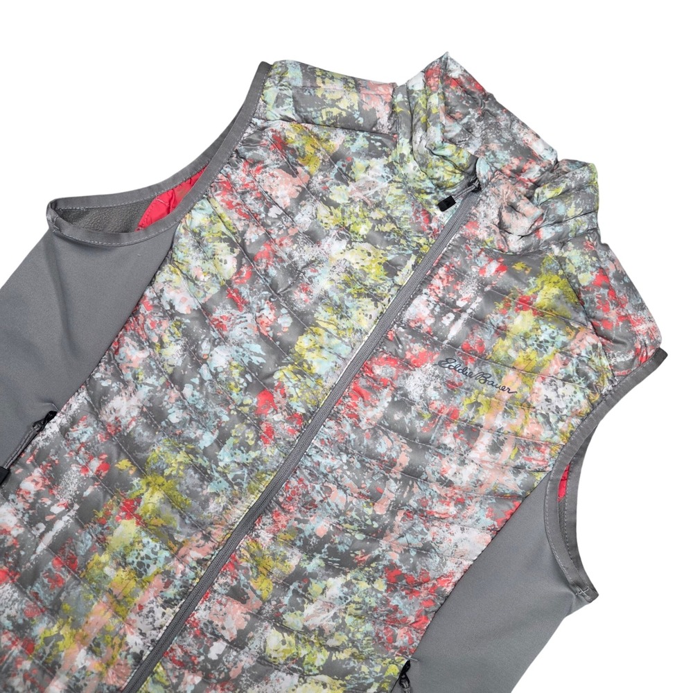 Eddie Bauer StormDown 800 Vest Women M Gray Down Gorpcore First‎ Ascent Outdoors